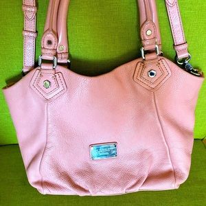 Marc by Marc Jacobs pink leather tote/crossbody